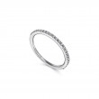 Platinum Prong Set Diamond Wedding Band