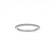 Platinum Prong Set Diamond Wedding Band