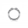 14K White Gold Diamond Ring Enhancer