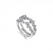 14K White Gold Diamond Ring Enhancer
